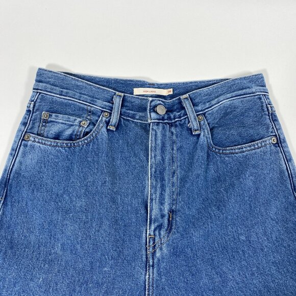 LEVI'S x GANNI Denim Slit Loose Jeans - Picture 3 of 8